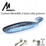 Meredith Easy Shiner Soft Lures 10cm /4.8g 7pcs/lot Swimbaits Artificial Bait Double color Carp Fishing Tackle Fishing Lures