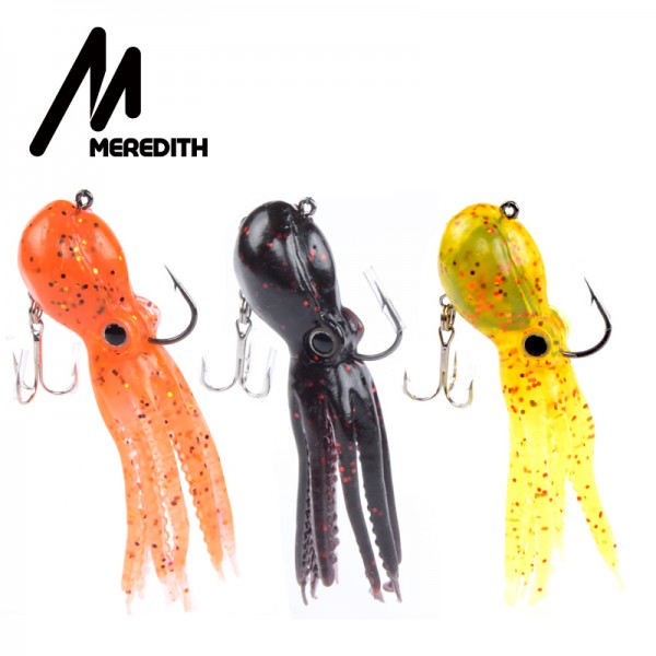 Meredith FISHING  23g 9cm long tail soft lead Octopus fishing lures   Retail