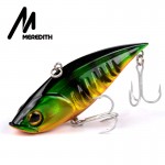 Meredith Fishing Rattlesnake Lures 1pcs 18g 7.5cm VIB Lures Fishing Vibration For All Water Levels wobblers Hooks  Carp Fishing