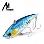 Meredith Fishing Rattlesnake Lures 1pcs 18g 7.5cm VIB Lures Fishing Vibration For All Water Levels wobblers Hooks  Carp Fishing