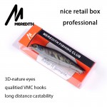 Meredith Lures Fishing 1pcs16g 105mm Suspending Minnow Fishing  Hard Artigicial Bait Goddess Maker wobblers Hooks  Carp Fishing