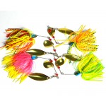 Metal lure 1pcs/lot wobblers sinking  Fishing Lure Spinnerbait 17g Colorado Willow Blades Flash Chartreuse