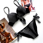 Minimalism Le Brand 2017 New Bikini Sexy Swimwear Women Bench Swimsuit Bathing Suit Push Up Low Waist Brazilian Bikinis BK540