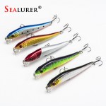 Minnow Crankbait Hard Bait Tight Wobble Slow Floating Jerkbait High Quality ABS Model 5.5g 8cm Fishing Lure