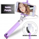 Mirror Extendable Selfie Stick Universal Folding Mobile Phone Monopod + 3in1 180 Degree Fish Eye/0.67X Wide/Macro Phone Lens Kit