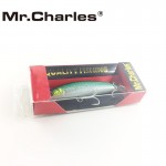 Mr.Charles CMC001  fishing lures  ,80mm/8g 0-0.4m floating super sinking minnow