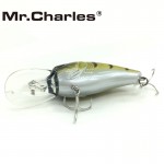 Mr.Charles CMC002  fishing lures  ,52mm/10g 0-1.2m floating assorted different colors,crank