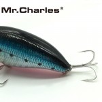 Mr.Charles CMC006  fishing lures  ,53mm/8g 0-0.8m floating assorted different colors,crank