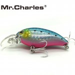 Mr.Charles CMC006  fishing lures  ,53mm/8g 0-0.8m floating assorted different colors,crank