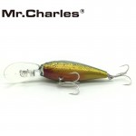 Mr.Charles CMC011  fishing lures  ,58mm/10g 0-1.8m floating assorted swimbait crankbaits