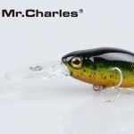 Mr.Charles CMC011  fishing lures  ,58mm/10g 0-1.8m floating assorted swimbait crankbaits