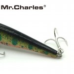 Mr.Charles CMC019  fishing lures  ,80mm/9g 0-1m floating super sinking minnow