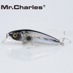 Mr.Charles CMC022  fishing lures  ,65mm/7.5g 0-0.8m floating super sinking minnow