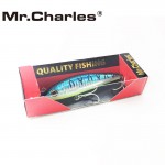 Mr.Charles CMC028  fishing lures  ,90mm/15.5g Surface floating shad, assorted different colors