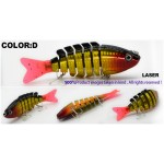 Mr.Charles CMCS 055  fishing lures   94mm/35g singking quality professional 7 Segment Swimbait Crankbait Hard Bait