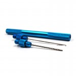 Multiple Color Aluminum Boilie Needle with Drill Carp Fishing Baiting Tool / Hair Rig Fishing Tackle Accessory Tool