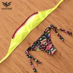 NAKIAEOI 2017 Sexy Bikinis Women Swimwear Push Up Swimsuit Bandeau Brazilian Bikini Set Summer Beach Bathing Suits Swim Wear 