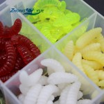 NEW 140pcs/lot Fishing Lures bread bug Earthworm shrimp insect Soft Bait Suit Set Tackle Soft Bait and Tackle Box Free shipping