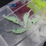 NEW 140pcs/lot Fishing Lures bread bug Earthworm shrimp insect Soft Bait Suit Set Tackle Soft Bait and Tackle Box Free shipping