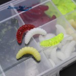 NEW 140pcs/lot Fishing Lures bread bug Earthworm shrimp insect Soft Bait Suit Set Tackle Soft Bait and Tackle Box Free shipping