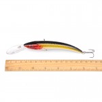 NEW 15.5cm 15.3g Minnow Fishing Lure Hard Artificial Swim Baits 3D Eye Swimbait Crankbait Artificial Bait Lures 4# Hook MI007