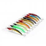 NEW 15.5cm 15.3g Minnow Fishing Lure Hard Artificial Swim Baits 3D Eye Swimbait Crankbait Artificial Bait Lures 4# Hook MI007