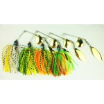 NEW STYLE 4pcs 17.4g 0.61oz spinner bait fishing lure spoon Fresh Water Shallow Water Bass Minnow spinnerbait lures