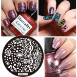 Nail Art Stamping Template Image Plate QUEEN-02 Nail Stamping Plates Manicure Stencil Set