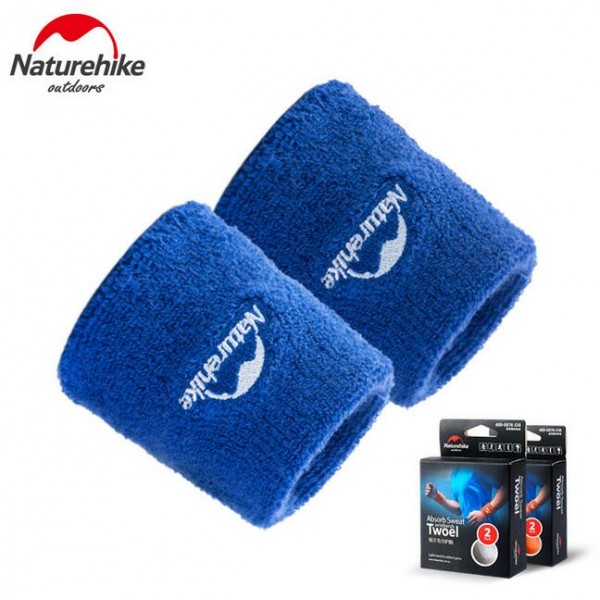 Naturehike Sports Wristband Unisex Sweat Band Cotton Wrist Protector Badminton Basketball Tennis Gym Strap Sport Wrist Support