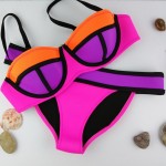 Neoprene Bikinis Swimwears Women New Summer 2017 Sexy Swimsuit Bath Suit Push Up Bikini set Bathsuit CIKINI TA03b Cikini