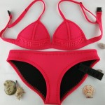 Neoprene Swimwear Women Bikini Woman New Summer 2017 Sexy Swimsuit Bath Suit Bikini set Bathsuit SC003