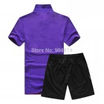 New  sports series wicking breathable clothing badminton men's t-shirt table tennis clothes suit shirt + shorts L5020AB