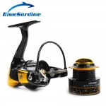 New 12+1BB 5.5:1 Metal Spinning Fishing Reel Peche Fish Wheel Spinning Reel Fishing Tackle 2000 - 7000