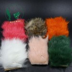 New 12colors crosscut Rabbit Zonker Strips Wide 5mm/ Genuine fly tying Rabbit hair Fur strip/ hare Rabbit Dubbing Fiber material