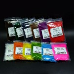 New 12colors for choose trilobal dubbing fly tying material/ Shaggy dubbing sparkle translucence gleamy dub trilobal ice dubbing