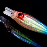 New 12pcs Luminous Squid Jigs Light hook Cuttlefish Shrimp 2.0 Octopus jigging Bait Rig Fishing Turluttes Calamars Squid Lure