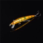 New 1pcs Hard Plastic Minnow Lure 3D Eyes Crankbait Wobbler Artificial Bait 10CM/8.5G Fishing Tackle