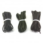 New 3Pcs 1 Meters Carp Fishing Silicone Rig Sleeves Black Green Coffee Soft Carp Rigs Tube Carp Fishing Accessories