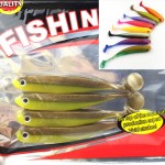 New 4pcs/lot  100mm/7.66g Vivid Soft Lures Artificial Loach Fishing Bait Swimbait Fishing Worm Fishing Tackle Fishing Lures 051