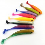 New 4pcs/lot  100mm/7.66g Vivid Soft Lures Artificial Loach Fishing Bait Swimbait Fishing Worm Fishing Tackle Fishing Lures 051