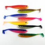 New 4pcs/lot  100mm/7.66g Vivid Soft Lures Artificial Loach Fishing Bait Swimbait Fishing Worm Fishing Tackle Fishing Lures 051