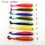 New 4pcs/lot  100mm/7.66g Vivid Soft Lures Artificial Loach Fishing Bait Swimbait Fishing Worm Fishing Tackle Fishing Lures 051