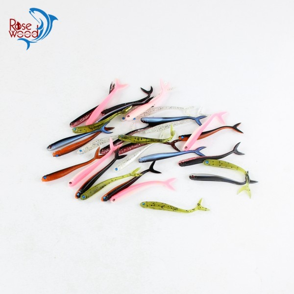 New Arrivals 8cm 1.7g soft baits isca artificial small shad fish mini soft lures silicone soft plastic bait for fishing