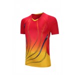 New Badminton Game Men's Shirt   ,  badminton Jerseys Quick Dry t-shirt badminton Sports t shirt  Y36168