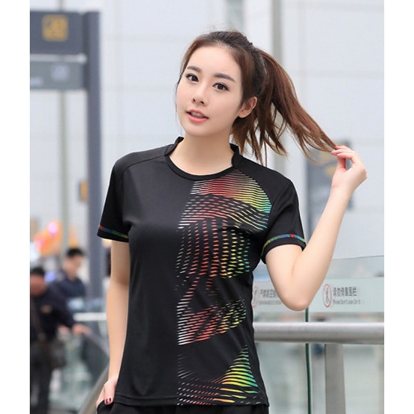 New Badminton female Jerseys ,  Badminton Shirts Women's , Badminton sportswear , badminton tshirt Y35163