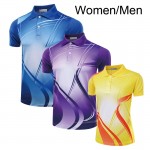 New Badminton shirt Men / Women , Table tennis shirt , Tennis shirt female/male , sports t-shirt Tennis shirt 5051AB