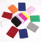 New Cotton Unisex Sport Sweatband Wristband Basketball Wrist Protector Running Badminton Basketball Brace Terry Cloth Sweat Band