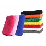 New Cotton Unisex Sport Sweatband Wristband Basketball Wrist Protector Running Badminton Basketball Brace Terry Cloth Sweat Band