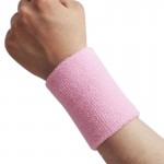 New Cotton Unisex Sport Sweatband Wristband Basketball Wrist Protector Running Badminton Basketball Brace Terry Cloth Sweat Band