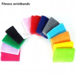 New Fitness bracer Sports Wristband Sweat Wristband Yoga Workout Tennis Squash Badminton GYM Sports Safety Wrist Support